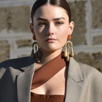 Soft Echo Resin Drop Earrings