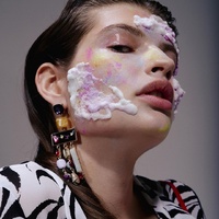 Belle Rhinestone Splash Drop Earrings