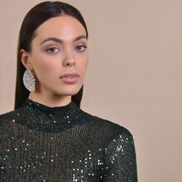 Deanna Catwalk Diamante Statement Earrings