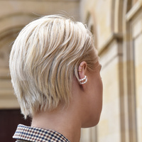 Mridu Freshwater Pearl Cuff Earrings