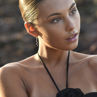 Bambie Serpent Drop Earrings (Silver)