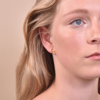 Ava Gold Filled Snake Stud Earrings