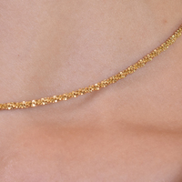 Issey 18K Gold Spine Chain Necklace