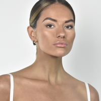 Elea Modern Teardrop Earrings (Silver)