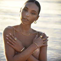 Amandine Artisan Sculptural Flow Earrings (Gold Vermeil)