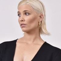 Lurice Tri-curve Tassel Drop Earrings