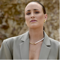 Anica Twin Droplet Earrings (Gold)