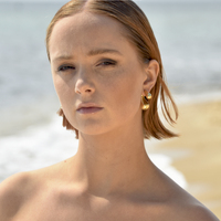 Maddox Waterdrop Earrings (Gold)