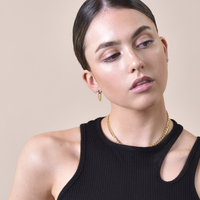 Archer Modern Muse Loop Chain Earrings 