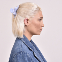 Layla Bow Hair Claw (Blue)