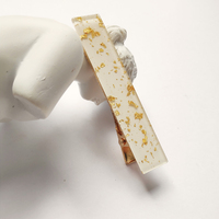 Lucille Golden Foil Alligator Clip