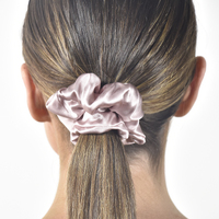 Laurie Mulberry Silk Scrunchie (Plum)
