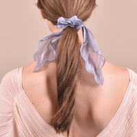 Okeley High Gloss Bridal Style Scrunchie