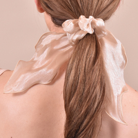 Clarissa High Gloss Bridal Style Scrunchie