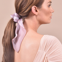 Felicia High Gloss Bridal Style Scrunchie