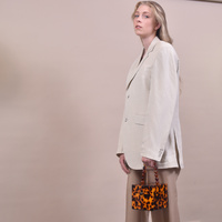 Analeah Artsy Resin Cube Bag (Tortoise)