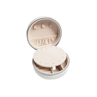 Vegan Leather Jewellery Storage Travel Case