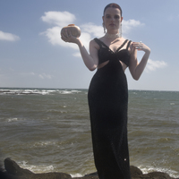 Benoite Artsy Resin Clutch 