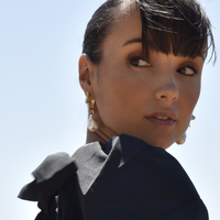 Francoise Luxury 24K Baroque Pearl Drop Earrings (with Gold Leaf)