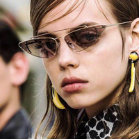 Jacqui Banana Fashionista Earrings (my ears are pierced)