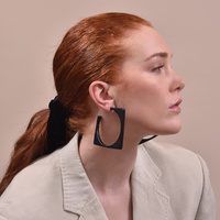 Alia Geo Oversized Statement Earrings
