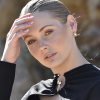 La Lumiere Modern Cocoon Earrings (Gold Vermeil)