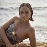 Alvena Coral Statement Earrings