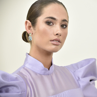 Marella Aqua Crystal Drop Earrings