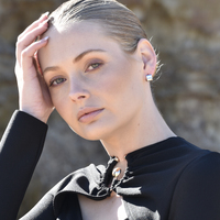 Zen Minimal Cubic Earrings (Silver)