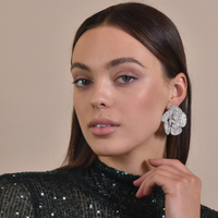 Christabel Diamante Statement Earrings