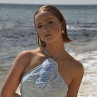 Sloane Chunky Droplet Earrings (Gold)