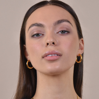 Oria Premium Gold Hoop Earrings