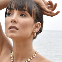 Avalynn Classic Hoop Earrings (Gold)