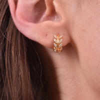 Karah Gold Vermeil Dainty Hoop Earrings