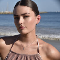 Capricorn Helix Screw Back Earring (Silver Single Piece)