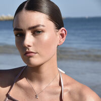 Gemini Helix Screw Back Earring (Silver Single Piece)