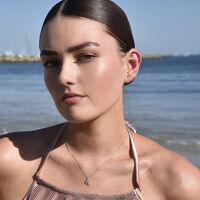 Leo Helix Screw Back Earring (Silver Single Piece)