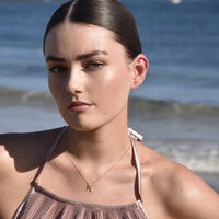 Pisces Helix Screw Back Earring (Gold Single Piece)