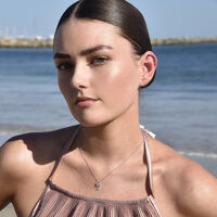 Virgo Helix Screw Back Earring (Silver Single Piece)