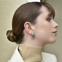 Odyssey Artsy Cocoon Earrings (Silver)