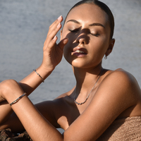 Baie Artsy Infinity Twist Earrings (Silver)