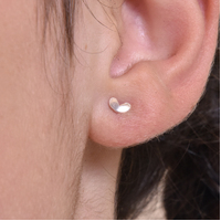 Little Silver Heart Set Earrings