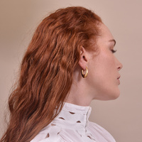 Lowe Modern Gold Curve Earrings