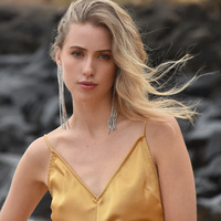 Rilla Crystal Diamante Earrings (my ears are pierced)