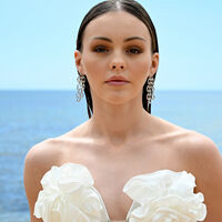 Lenore Sculptured Loop Mesh Earrings (Silver)