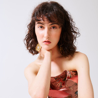 Florence Luxury 24K Gold Dangle Earrings Clear Quartz (my ears are pierced)