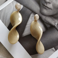 Trinette Modern Twist Earrings (for pierced ears)