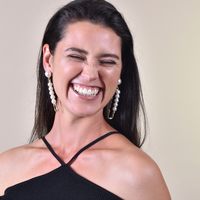 Lilou Pearl Pin Statement Earrings (my ears are pierced)