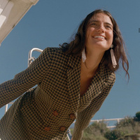 Gwen Vintage Pearly Tassel Earrings (my ears are pierced)