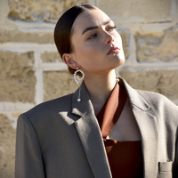 Astoria Pearl Spiral Earrings